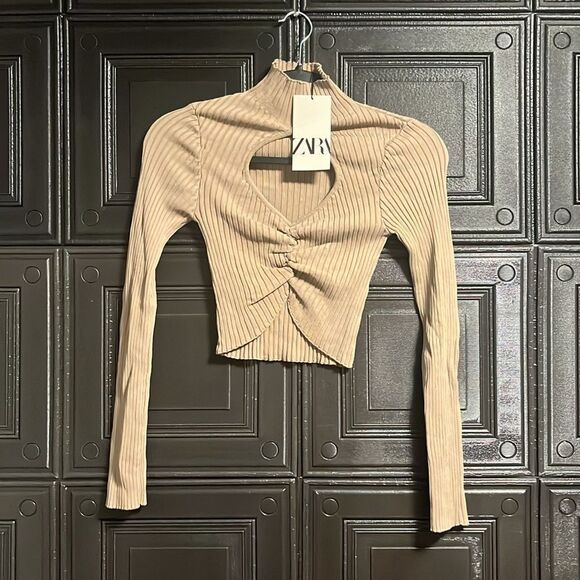 Zara Ribbed top - Picture 1 of 2